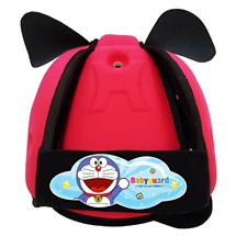 Mũ bảo vệ đầu cho bé BabyGuard (Hồng) logo Doremon 1