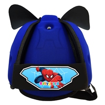 Mũ bảo vệ đầu cho bé BabyGuard (Xanh Bích) logo Người Nhện 