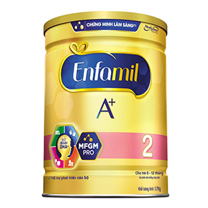 Sữa bột Enfamil A+ 2 DHA+ và MFGM 1.7kg