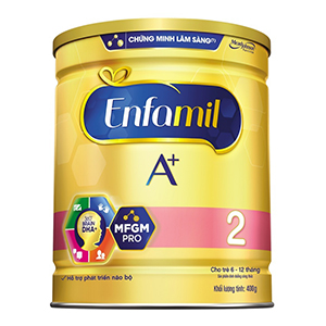 Sữa bột Enfamil A+ 2 DHA+ và MFGM 400g