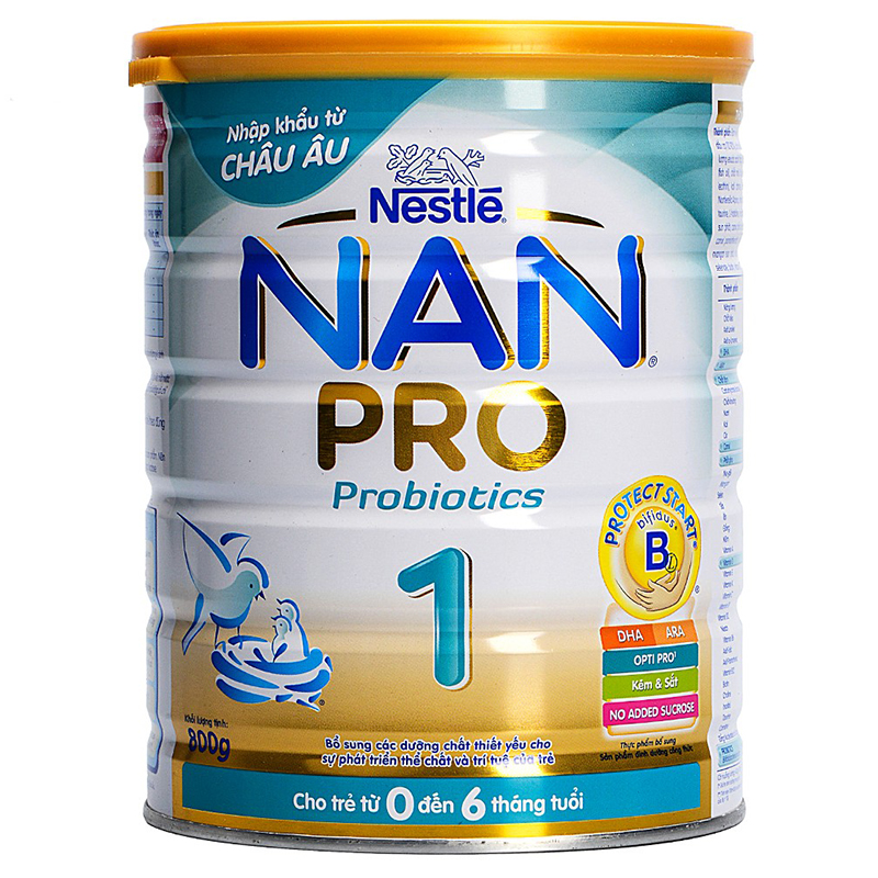 Sữa NAN Pro số 1 từ 0 - 6 tháng