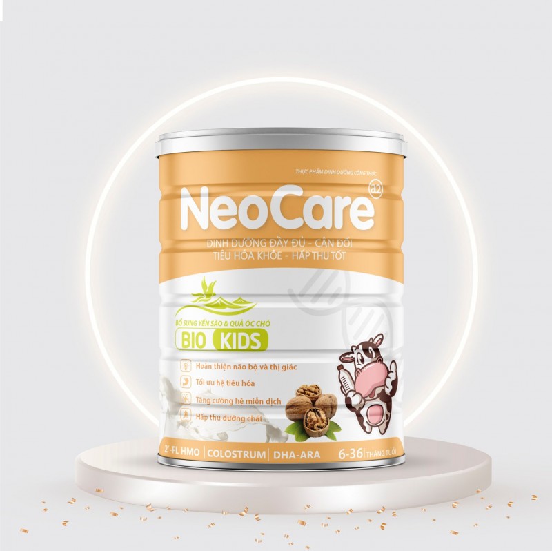 Sữa bột NeoCare bio kids 900g (6-36 tháng) tặng 2 lọ yến sào khi mua 1 lon