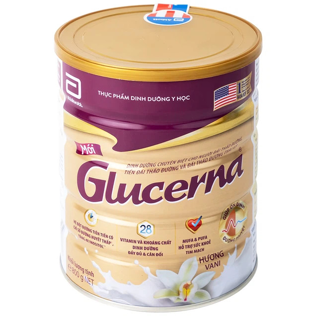 Sữa Glucerna 800g Cho người bệnh tiểu đường