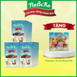 Bộ 3 Sữa Tăng Chiều Cao Nobiko Nhập Khẩu Nhật Bản, Cho Trẻ 2 Đến 16 Tuổi