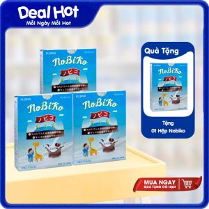 [ Mua 3 Tặng 1] Bộ 3 Sữa Tăng Chiều Cao Nobiko Nhập Khẩu Nhật Bản,  Tặng 1 hộp sữa cùng loại