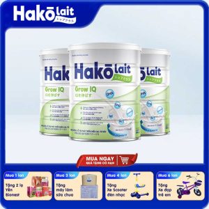 Sữa HakoLait Grow IQ – Phát Triển Chiều Cao và Trí Não [Có Quà]