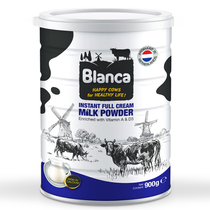 Sữa Blanca nguyên kem 900gr Nhập Khẩu Trực Tiếp Từ Hà Lan