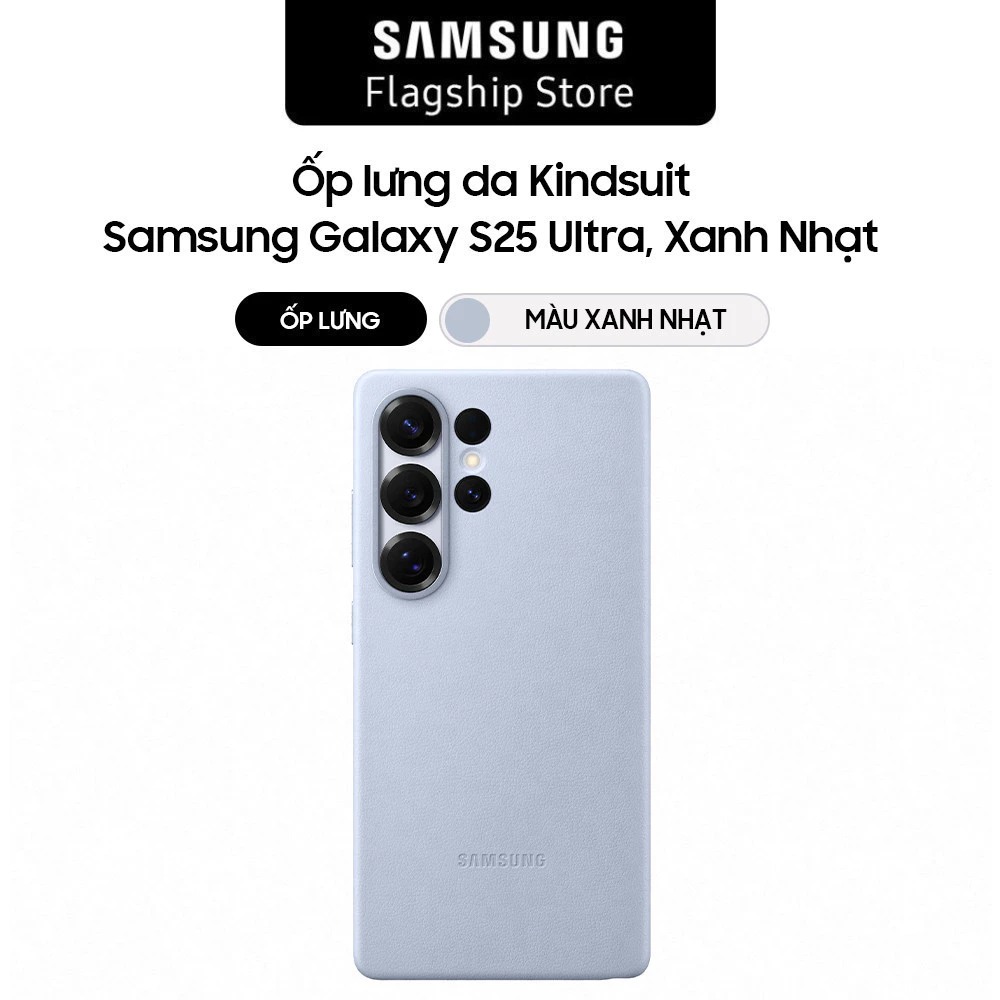 Ốp lưngKindsuit Samsung Galaxy S25Ultra,Xanh Nhạt