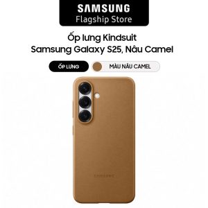 Ốp lưng Kindsuit Samsung Galaxy S25, Camel