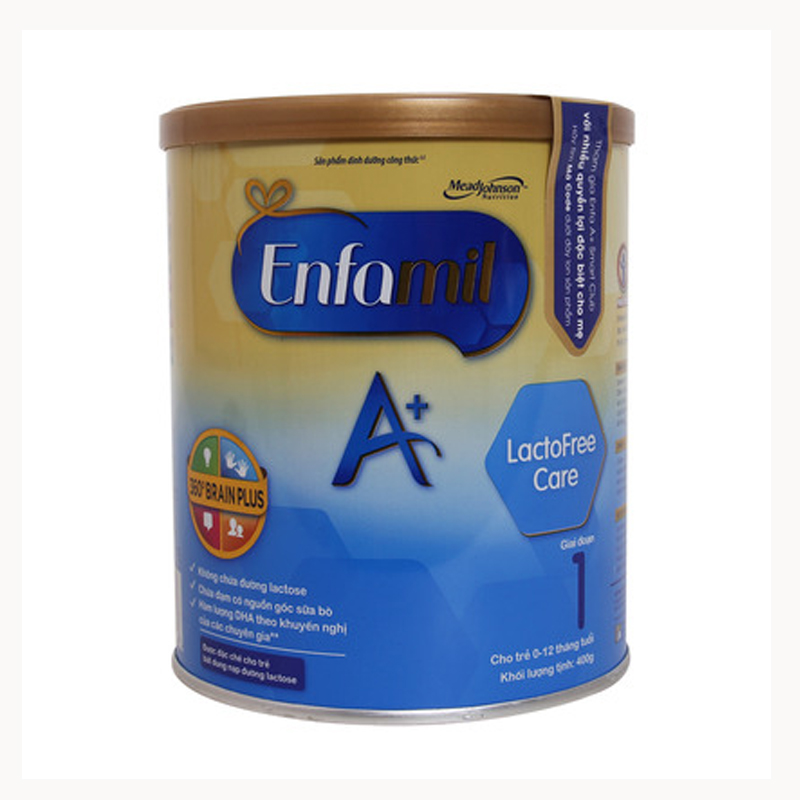 Sữa Enfamil A+ Lactofree Care số 1 – 400g (0 – 12 tháng) (tạm hết hàng)
