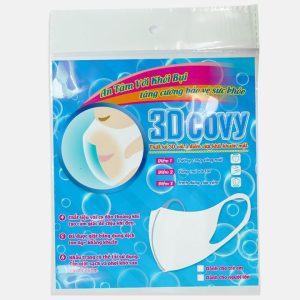 Bộ 20 chiếc Khẩu trang vải 3D 2 lớp – 10 bịch