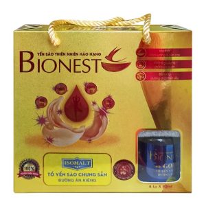 Yến sào Bionest Gold đường isomalt cao cấp – hộp tiết kiệm 6 lọ