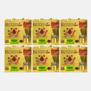 Bộ 6 hộp Yến sào Bionest Ginseng hồng sâm cao cấp – hộp tiết kiệm 6 lọ