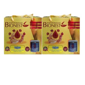 Bộ 2 Hộp Yến sào Bionest Gold đường isomalt cao cấp – hộp tiết kiệm 6 lọ