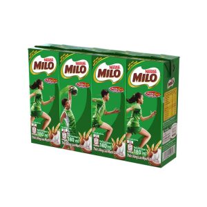 Lóc 4 hộp Sữa Nestlé MILO Nước (180ml / Hộp)