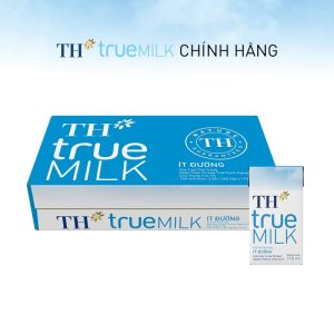 HỘP SỮA TH TRUE MILK ÍT ĐƯỜNG 180ML (THÙNG/48 HỘP)