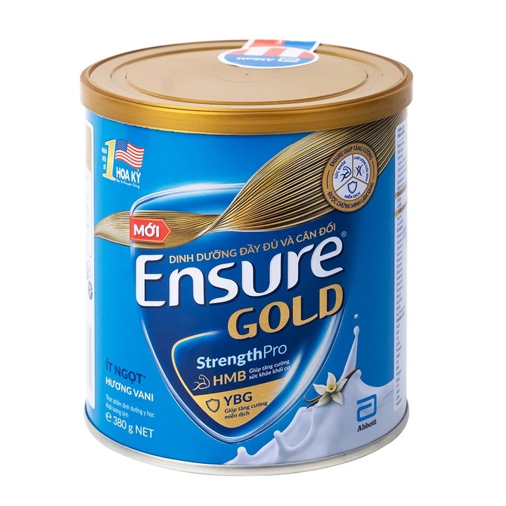 Sữa Ensure Gold ít ngọt 380g