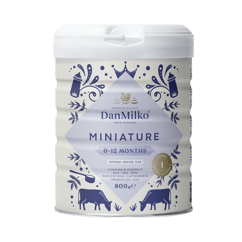 Sữa Danmilko Miniature 1 dinh dưỡng toàn diện cho bé 0-12 tháng