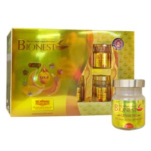 Yến sào Bionest Ginseng hồng sâm cao cấp – hộp quà tặng 6 lọ
