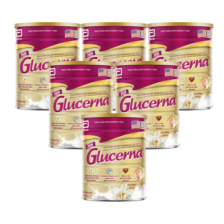 Bộ 6 Sữa Glucerna 800g