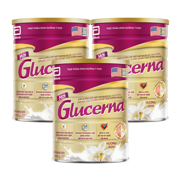 Bộ 3 Sữa Glucerna 800g