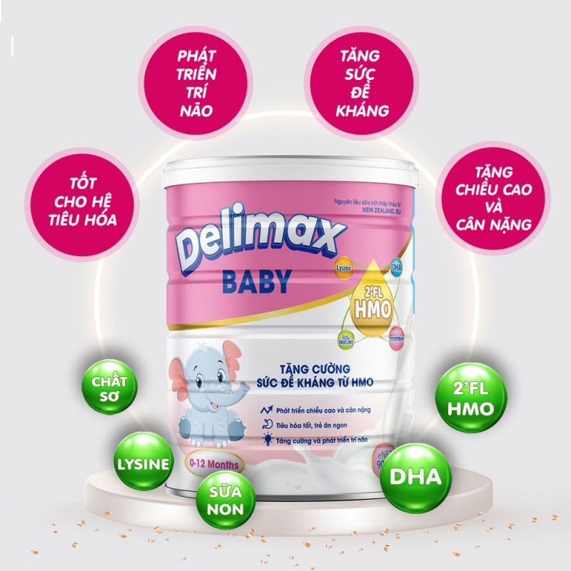 sữa bột Delimax Baby 900g