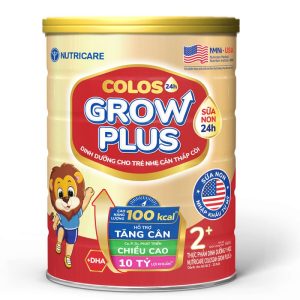 Sữa Colos24h Grow Plus 2+ 850G (2-10 tuổi)