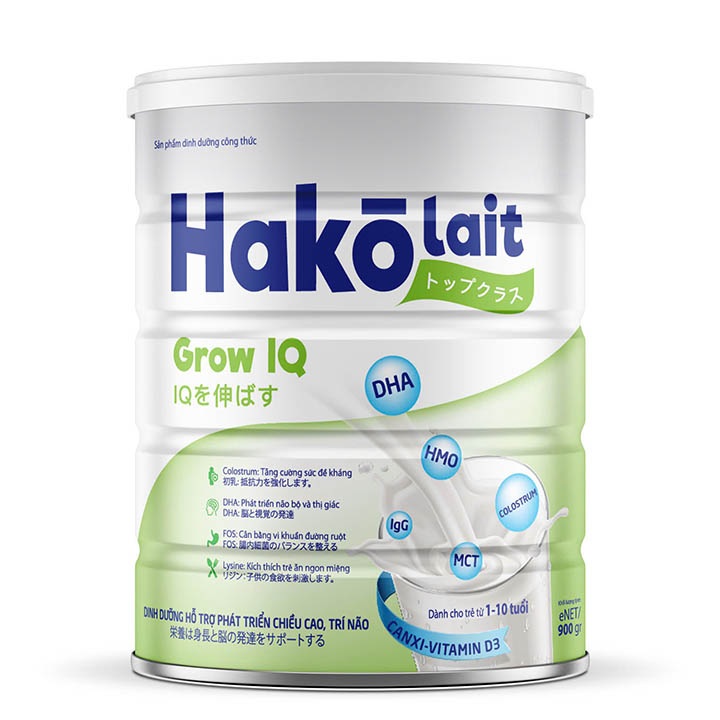 Sữa HakoLait Grow IQ - Phát Triển Chiều Cao và Trí Não
