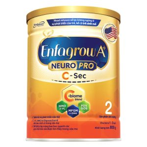 Sữa bột Enfagrow A+ Neuropro C-Sec số 2 800g (1 – 3 tuổi)