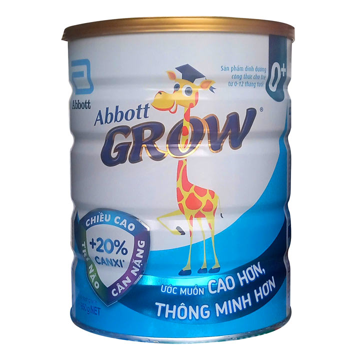 Sữa Abbott Grow 0+ 850g 0-12 tháng