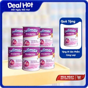 [ Mua 6 Tặng 1] Combo 6 Lon Sữa Delimax Diabetes 900g