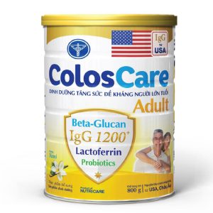 Sữa Bột ColosCare Adult 800g – Bảo Vệ Hệ Miễn Dịch, Tăng Sức Đề Kháng