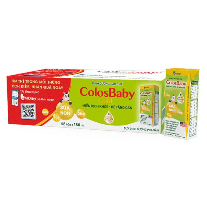 Colosbaby 110ml Sữa pha sẵn,Thùng 48 hộp (trên 1 tuổi)