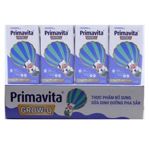 Sữa Pha Sẵn Primavita Grow Q – thùng 48 hộp 110ml (Dành cho bé từ 12 tháng )