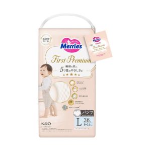Merries First Premium Tã Quần L36