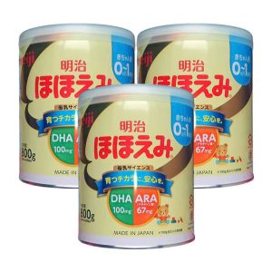 Bộ 3 Sữa Meiji số 0 800g