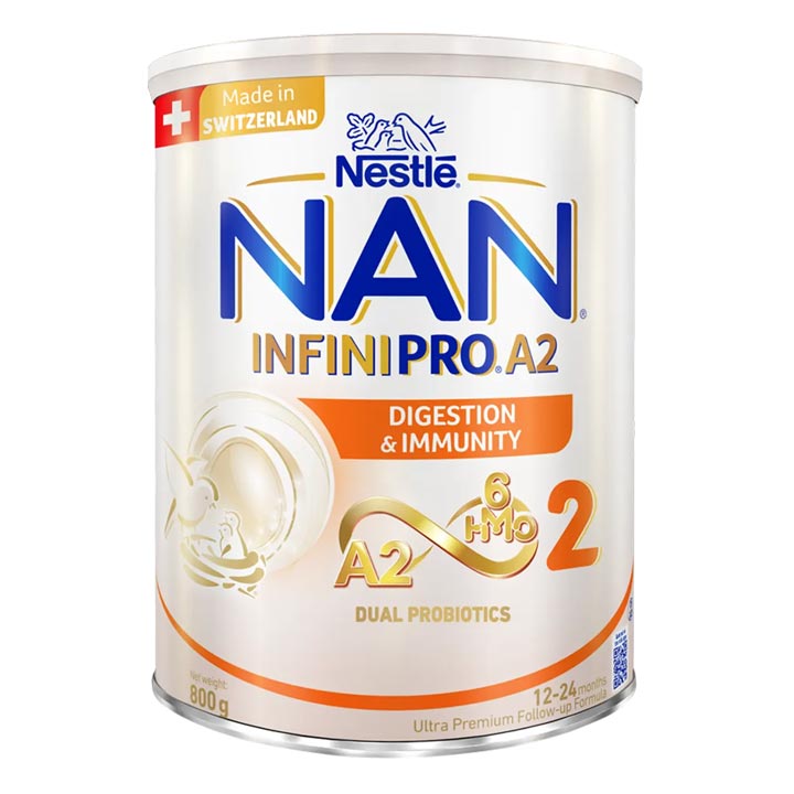 Sữa Nan InfiniPro A2 số 2 800g cho bé 1-2 tuổi