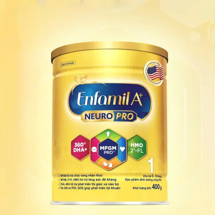 Sữa bột Enfamil A+ 1 Neuropro – 400g