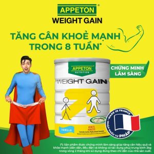 Sữa Appeton Weight Gain Adult Vani 900g
