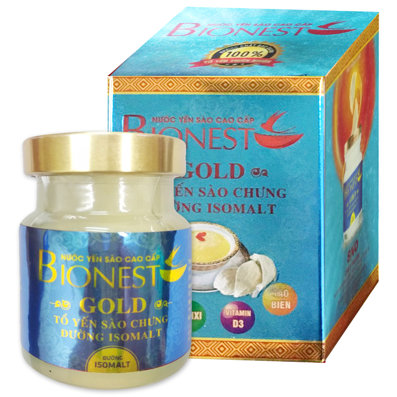 Yến sào Bionest Gold Isomalt cao cấp (dành cho người tiểu đường) -1 lọ