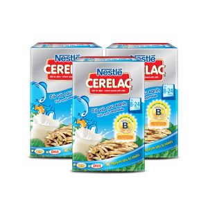 Bộ 3 hộp ăn dặm Nestle Cerelac cá và rau xanh 8 -24 tháng