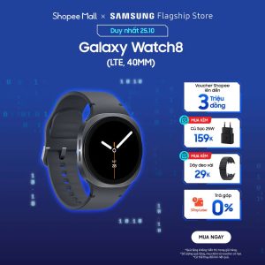 [NEW LAUNCH] Đồng hồ Samsung Galaxy Watch8 LTE (Small 40mm)