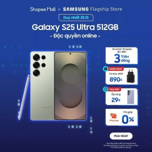 Điện thoại SAMSUNG Galaxy S25 Ultra 512GB – Độc quyền Online