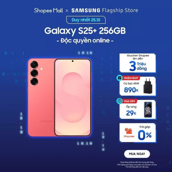 Điện thoại SAMSUNG Galaxy S25+ 256GB (S25 Plus) – Độc quyền Online