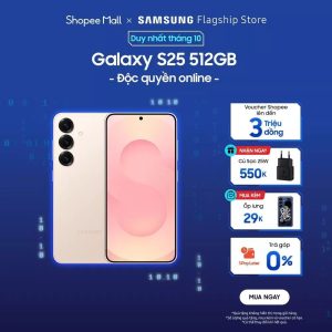 Điện thoại SAMSUNG Galaxy dòng S25 512GB – Độc quyền Online