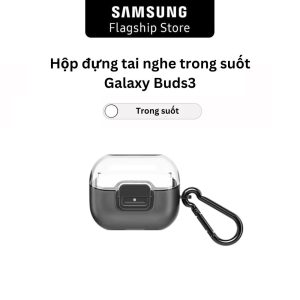 Hộp đựng tai nghe kèm móc đeo Galaxy Buds3