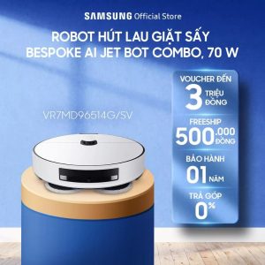 [NHẬP SSDABLK GIẢM 12%]Robot hút bụi lau nhà Bespoke Jet Bot AI – VR7MD96514G/SV