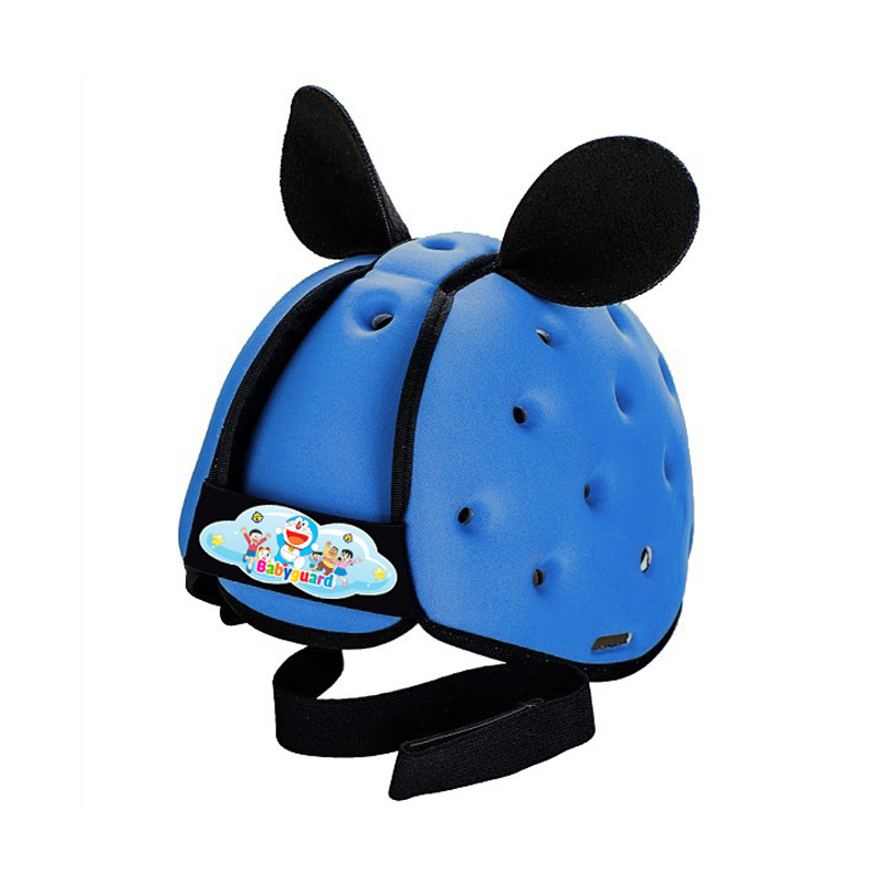 Nón bảo vệ đầu cho bé BabyGuard (Xanh Biển) logo Doremon 02